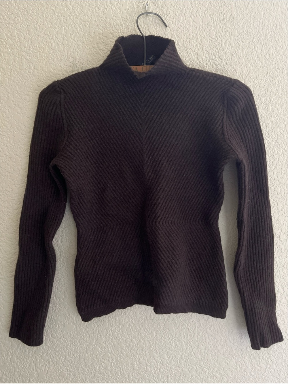 Piazza Sempione Brown Mock Turtleneck ***damaged***